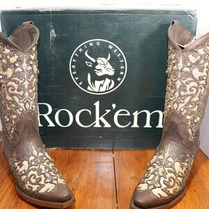 Clarissa Frontier Cowgirl Boot -Cedric Tabasco.